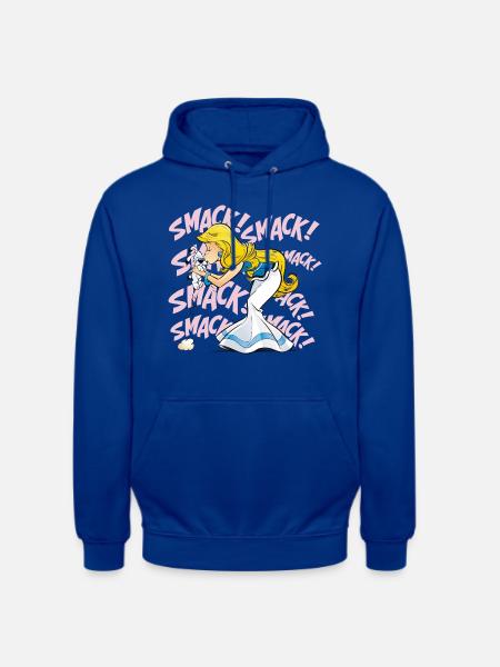 Asterix & Obelix - Falbala mit Idefix - Unisex Hoodie - Royalblau