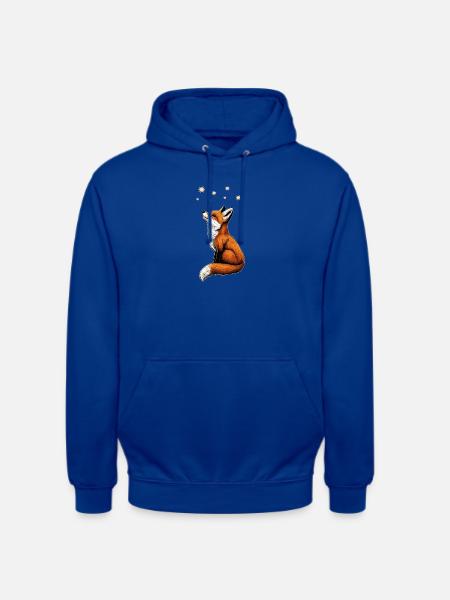 Fuchs Sterne - Unisex Hoodie - Royalblau