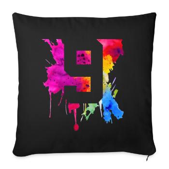 9 ANS 9E ANNIVERSAIRE - Housse de coussin décorative 45 x 45 cm - noir - Devant