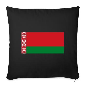 Belarus - Sofakissenbezug 45 x 45 cm - Schwarz - Vorne