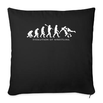 Wrestling - Sofakissenbezug 45 x 45 cm - Schwarz - Vorne