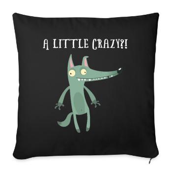 Work job sayings workhorse office humor wolves - Sofa pillowcase 17,3'' x 17,3'' (45 x 45 cm) - black - Front