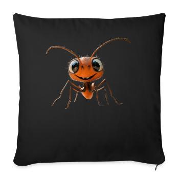 Ant Forest Ant Fire Ant Insect Cute Ants - Sofa pillowcase 17,3'' x 17,3'' (45 x 45 cm) - black - Front