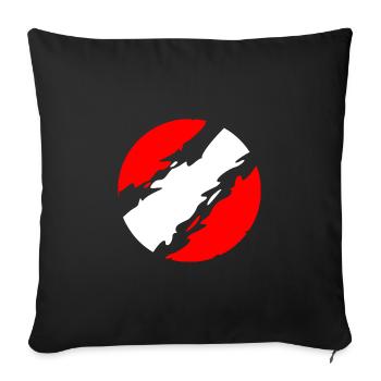 Géorgie - Housse de coussin décorative 45 x 45 cm - noir - Devant