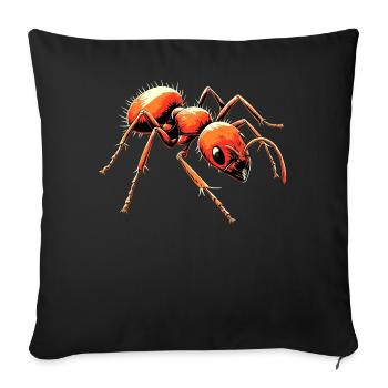 Ant Forest Ant Fire Ant Insect Cute Ants - Sofa pillowcase 17,3'' x 17,3'' (45 x 45 cm) - black - Front