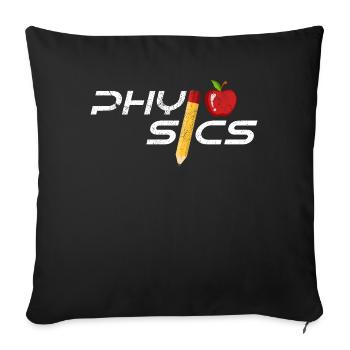 Physiker - Sofakissenbezug 45 x 45 cm - Schwarz - Vorne