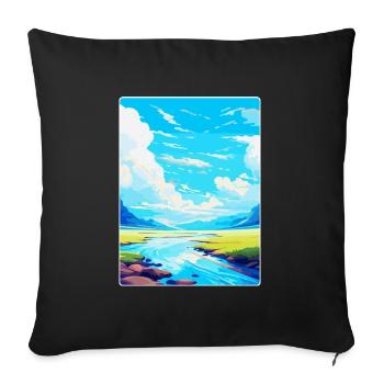 High Cup Nick Cumbria Vintage Reiseposter WPA - Sofakissenbezug 45 x 45 cm - Schwarz - Vorne