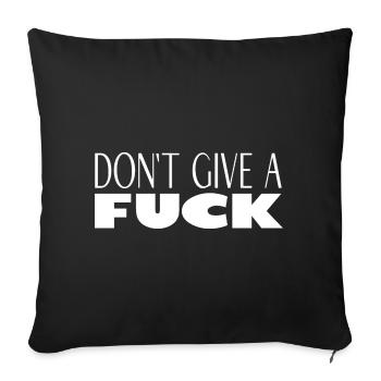 Pas d’avis ? Aucun problème. . - Housse de coussin décorative 45 x 45 cm - noir - Devant