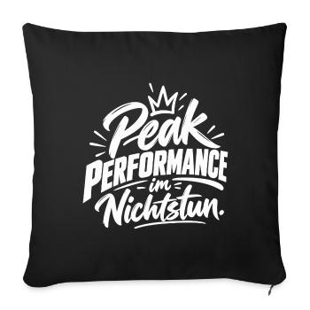 Peak Performance Mittwoch Graffiti - Sofakissenbezug 45 x 45 cm - Schwarz - Vorne