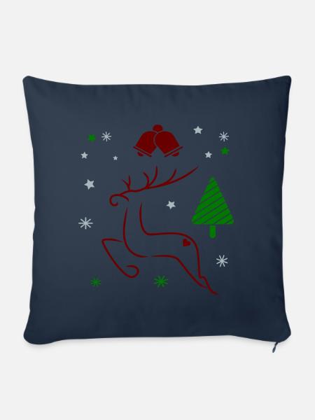 Advent - Sofakissenbezug 45 x 45 cm - Navy
