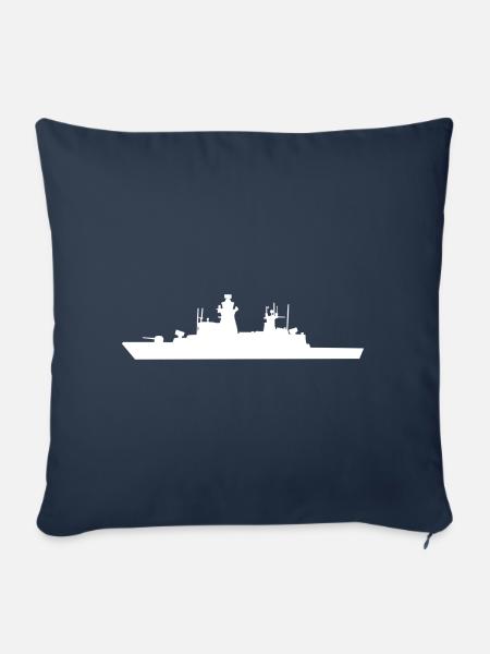 Korvette K130 - Braunschweig-Klasse - Sofakissenbezug 45 x 45 cm - Navy