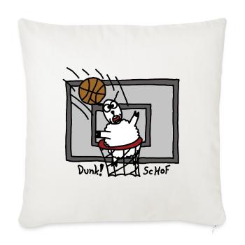 Dunk ScHoF - Housse de coussin décorative 45 x 45 cm - blanc nature - Devant