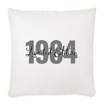 Édition limitée 1984 - Housse de coussin décorative 45 x 45 cm - blanc nature - Devant