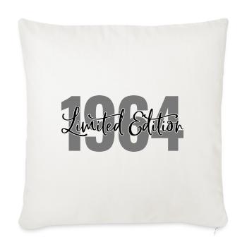 Édition limitée 1964 - Housse de coussin décorative 45 x 45 cm - blanc nature - Devant