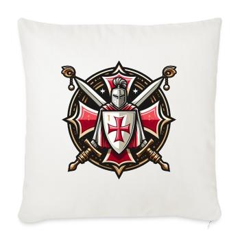 Knights templar - Sofa pillowcase 17,3'' x 17,3'' (45 x 45 cm) - natural white - Front