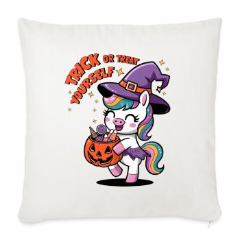 Trick Or Treat Yourself - Sofa pillowcase 17,3'' x 17,3'' (45 x 45 cm) - natural white - Front