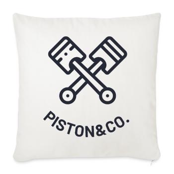 PISTON - CO - Sofa pillowcase 17,3'' x 17,3'' (45 x 45 cm) - natural white - Front