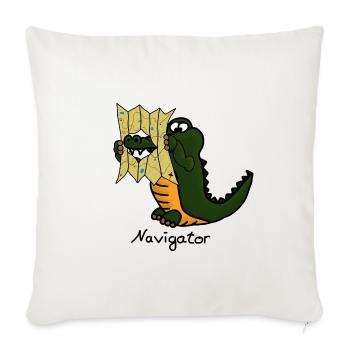 Navigator - Sofa pillowcase 17,3'' x 17,3'' (45 x 45 cm) - natural white - Front