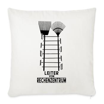 LEITER VOM RECHENZENTRUM - Sofakissenbezug 45 x 45 cm - Naturweiß  - Vorne