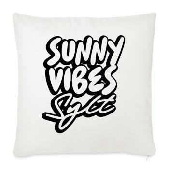 SUNNY VIBES SYLT - Sofa pillowcase 17,3'' x 17,3'' (45 x 45 cm) - natural white - Front