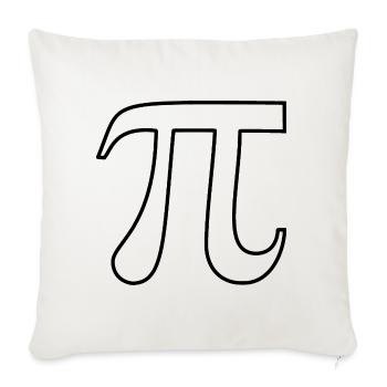 Pi Day PI pi - Sofakissenbezug 45 x 45 cm - Naturweiß  - Vorne