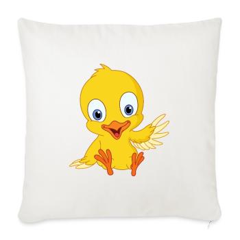 Cute chick - Sofa pillowcase 17,3'' x 17,3'' (45 x 45 cm) - natural white - Front