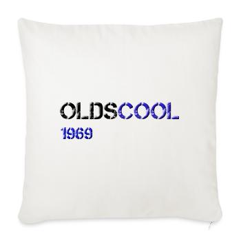 1969 olds cool - Housse de coussin décorative 45 x 45 cm - blanc nature - Devant