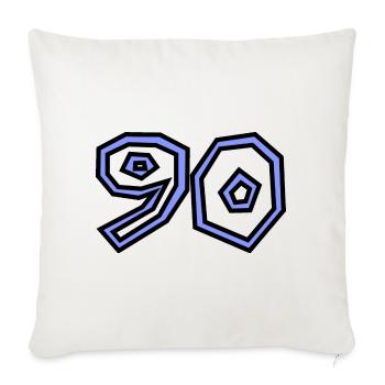 90 - Sofakissenbezug 45 x 45 cm - Naturweiß  - Vorne