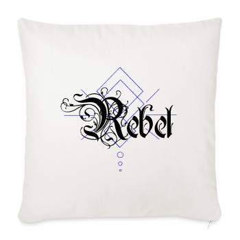 Rebel - Sofa pillowcase 17,3'' x 17,3'' (45 x 45 cm) - natural white - Front