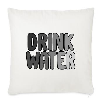 Bois de l'eau - Housse de coussin décorative 45 x 45 cm - blanc nature - Devant