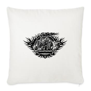 Tractor Pulling Logo - Sofa pillowcase 17,3'' x 17,3'' (45 x 45 cm) - natural white - Front