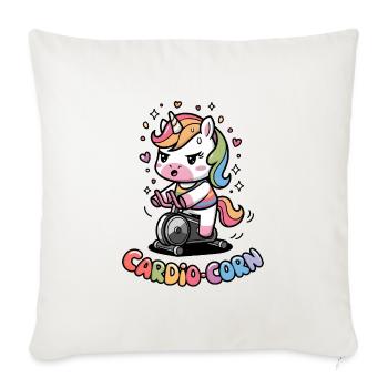 Cardio-corn - Sofa pillowcase 17,3'' x 17,3'' (45 x 45 cm) - natural white - Front
