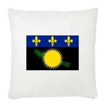 Guadeloupe - Sofakissenbezug 45 x 45 cm - Naturweiß  - Vorne