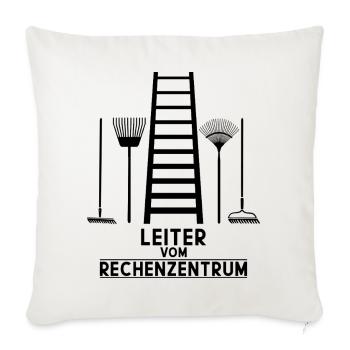 LEITER VOM RECHENZENTRUM - Sofakissenbezug 45 x 45 cm - Naturweiß  - Vorne
