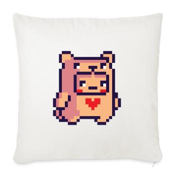 Pixel - Sofa pillowcase 17,3'' x 17,3'' (45 x 45 cm) - natural white - Front