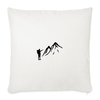 Trekking - Sofa pillowcase 17,3'' x 17,3'' (45 x 45 cm) - natural white - Front