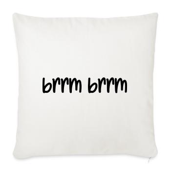brrm brrm - Sofa pillowcase 17,3'' x 17,3'' (45 x 45 cm) - natural white - Front