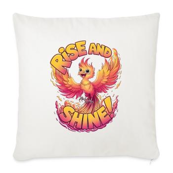 Rise And Shine - Sofa pillowcase 17,3'' x 17,3'' (45 x 45 cm) - natural white - Front