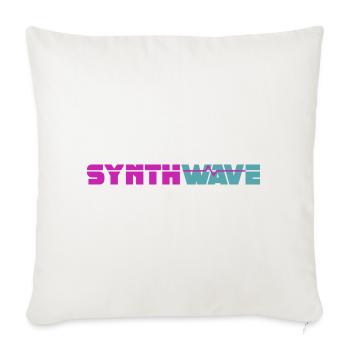 Synthwave - Sofa pillowcase 17,3'' x 17,3'' (45 x 45 cm) - natural white - Front