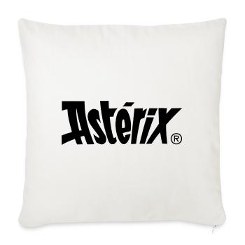 Asterix & Obelix - Asterix Logo - Sofa pillowcase 17,3'' x 17,3'' (45 x 45 cm) - natural white - Front