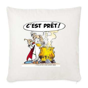 Asterix & Obelix - Miraculix Potion Magique Potion - Sofakissenbezug 45 x 45 cm - Naturweiß  - Vorne