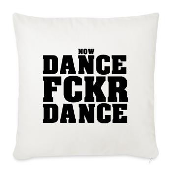Danse Fckr Danse - Housse de coussin décorative 45 x 45 cm - blanc nature - Devant