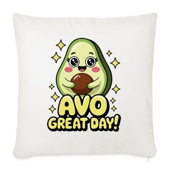 Avo Toller Tag! - Sofakissenbezug 45 x 45 cm - Naturweiß  - Vorne