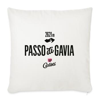 Gavia Pass - Sofakissenbezug 45 x 45 cm - Naturweiß  - Vorne