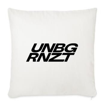 UNBGRNZT by Unlimited Apparel - Sofa pillowcase 17,3'' x 17,3'' (45 x 45 cm) - natural white - Front