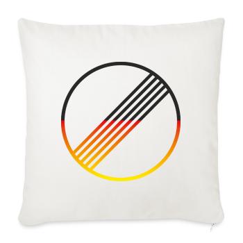 UNLIMITED GERMANY par Unlimited Apparel - Housse de coussin décorative 45 x 45 cm - blanc nature - Devant