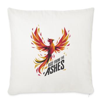 Rise From The Ashes - Sofa pillowcase 17,3'' x 17,3'' (45 x 45 cm) - natural white - Front