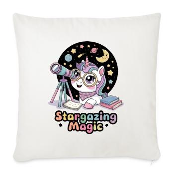 Stargazing Magic - Sofa pillowcase 17,3'' x 17,3'' (45 x 45 cm) - natural white - Front