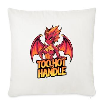 Too Hot To Handle - Sofa pillowcase 17,3'' x 17,3'' (45 x 45 cm) - natural white - Front
