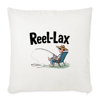 Reel-lax - Sofa pillowcase 17,3'' x 17,3'' (45 x 45 cm) - natural white - Front